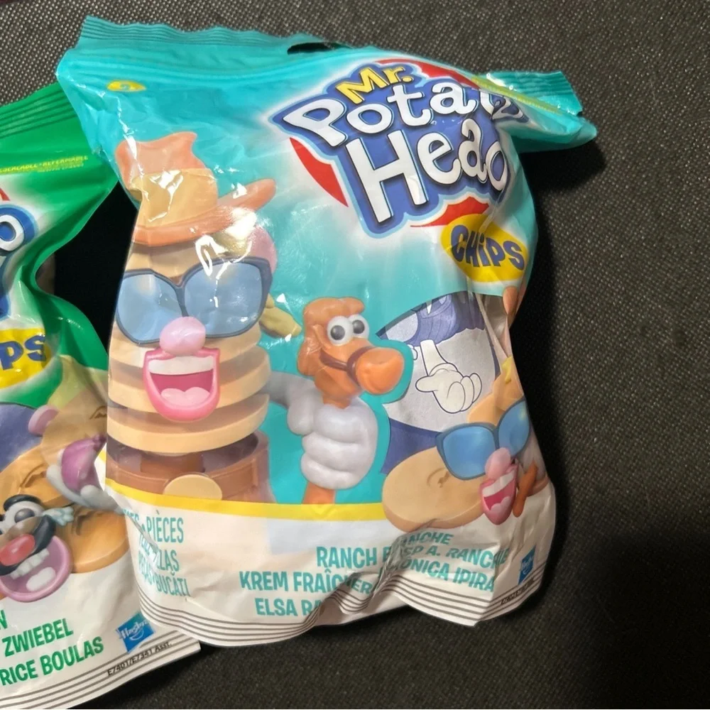 Mr Potato Head Chips, 2 Packs Cheesie Onion, Ranch
